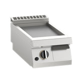 Fry-top pe gaz mic, platou neted, de banc, Linia 700, Silko